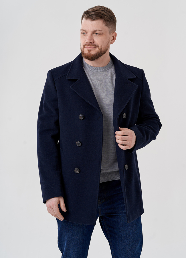 Мужское пальто  модель № 24347 универмаг малина