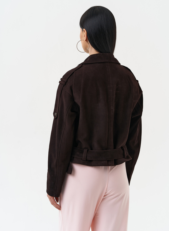 Женская куртка из натуральной замши