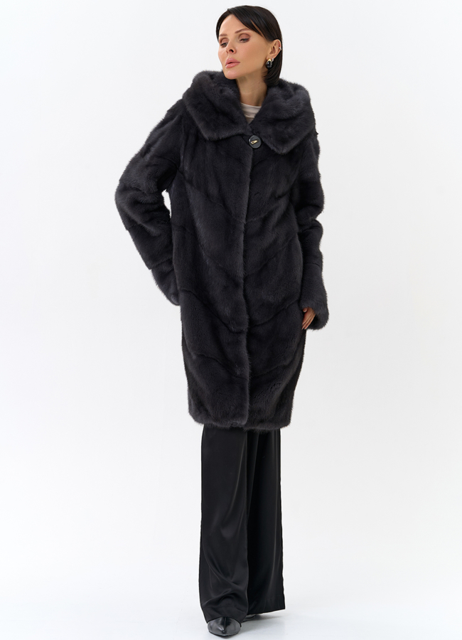 Норковая шуба - баллон модель № 24735 в кредит